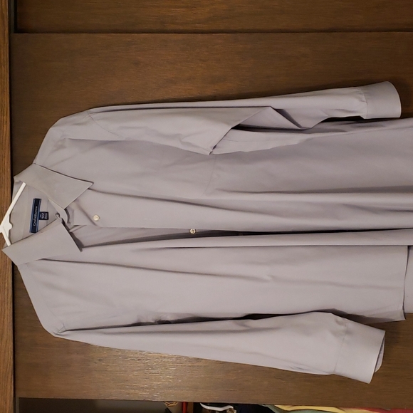 Gray mens button down dress shirt in XXL - Picture 1 of 3